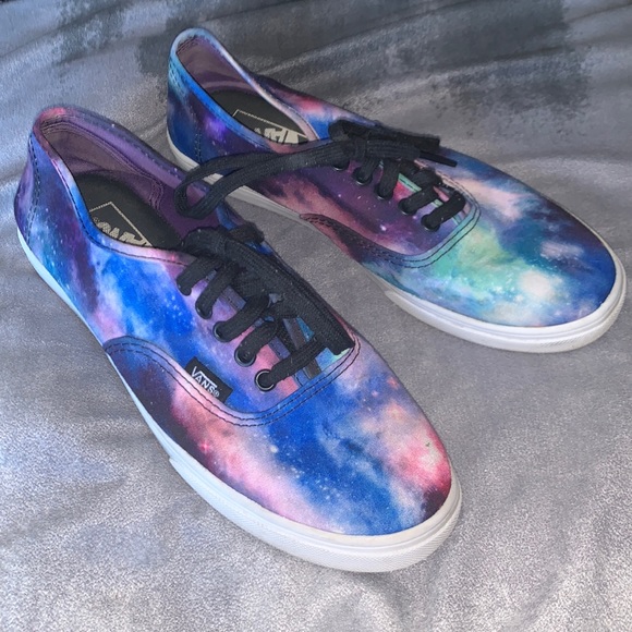 Vans Other - 🎃EUC UNISEX VANS OLD SKOOL MENS 5.5 WOMENS 7 GALAXY SPACE COSMIC LOW ANKLE SHOE